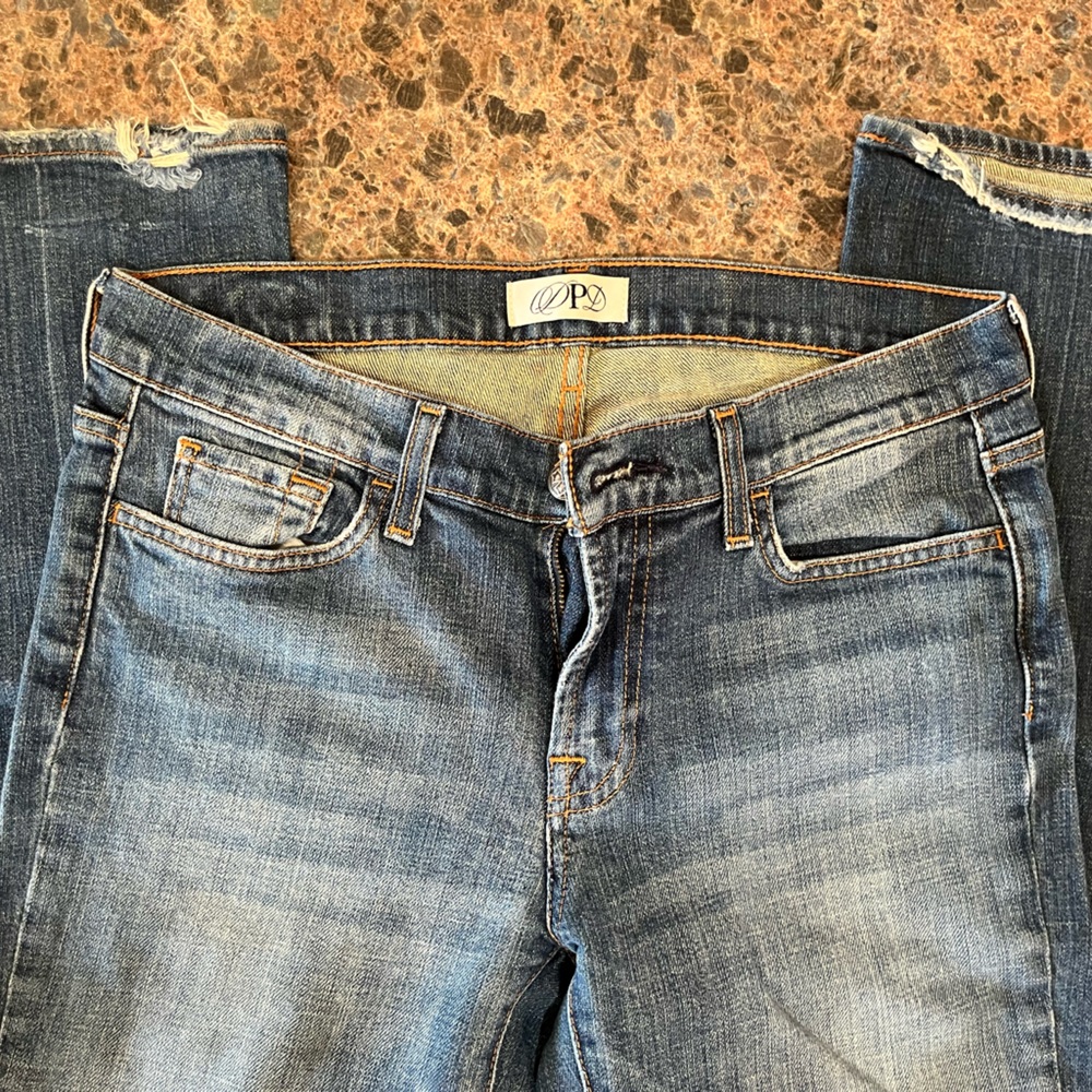 Express jeans P branding used